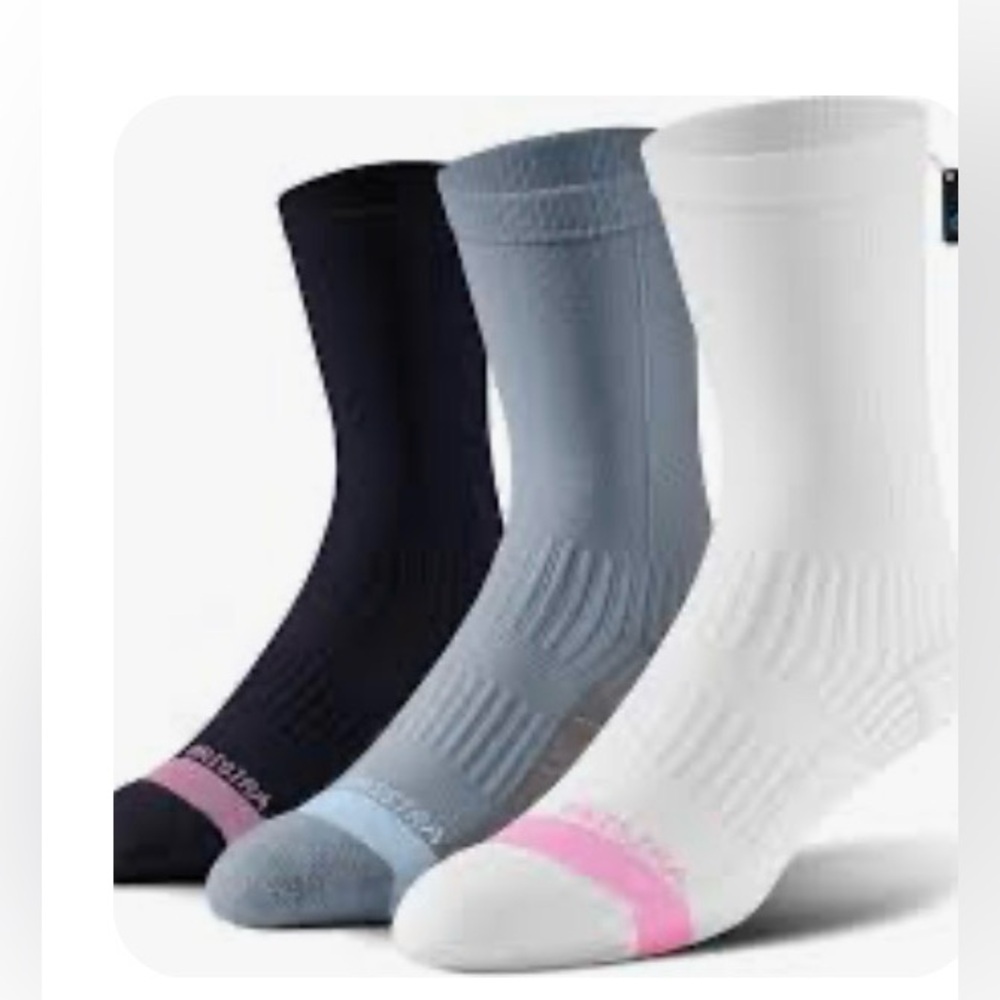 Women's Athletic Socks - Black, Gray, and White